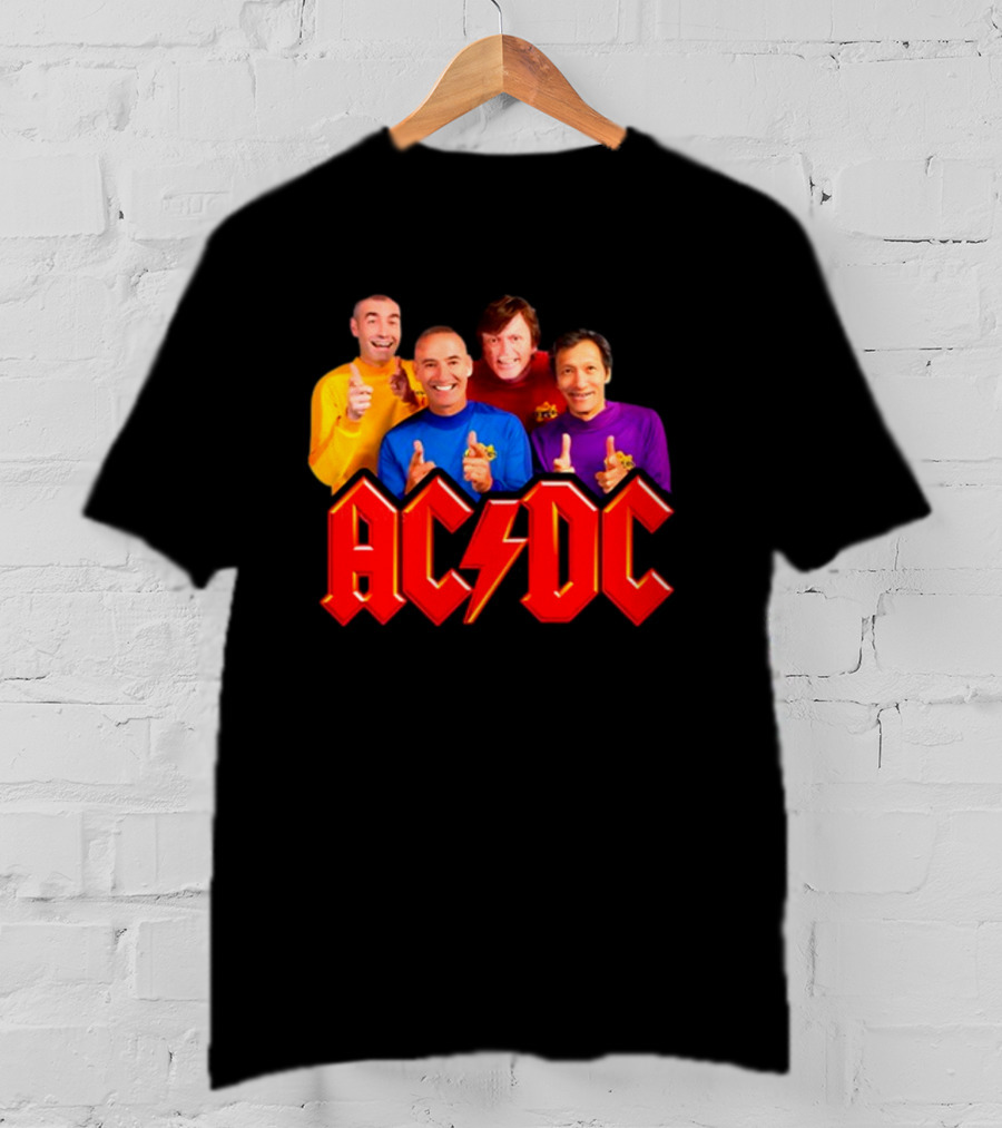 AC/DC Meets The Wiggles For Those About To Wiggle T-Shirt