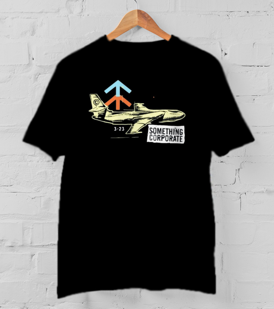 Something Corporate North Airplane 3-23 T-Shirt