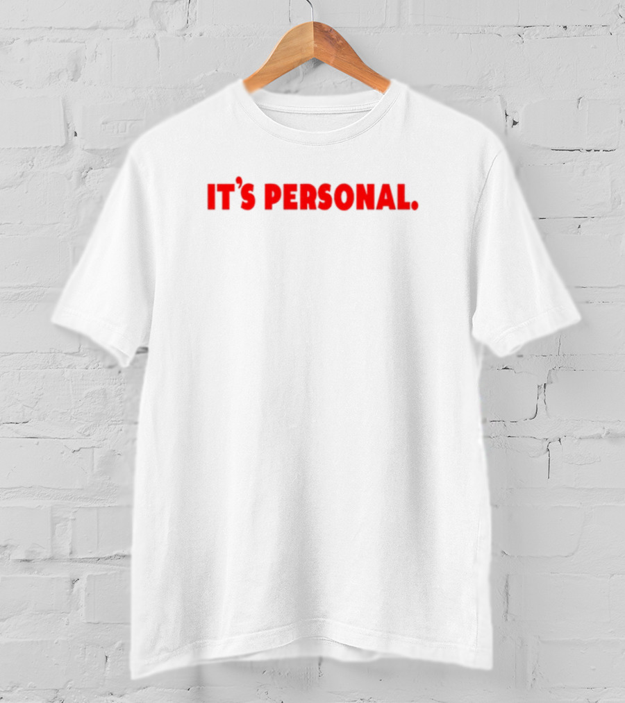 Deion Sanders It's Personal Bold Red T-Shirt