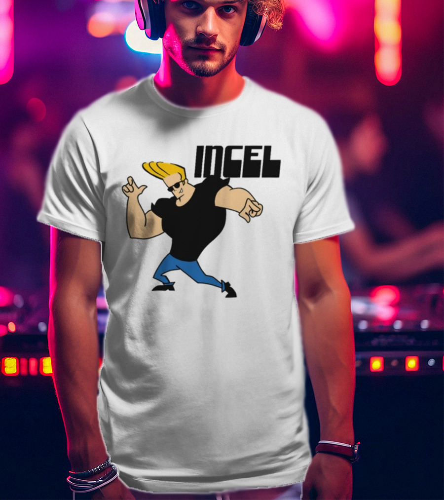 Incel Character With Blond Hair And Sunglasses T-Shirt