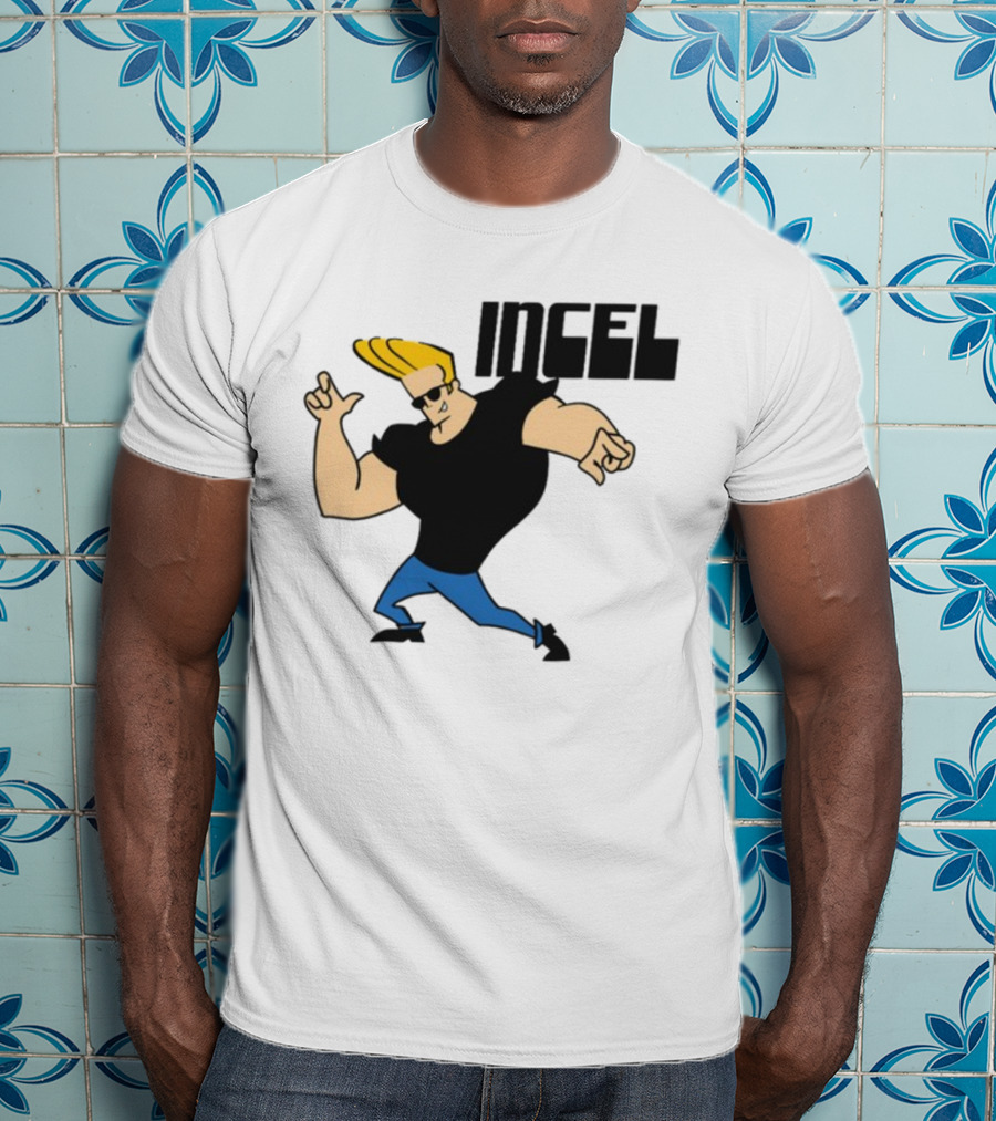 Incel Character With Blond Hair And Sunglasses T-Shirt