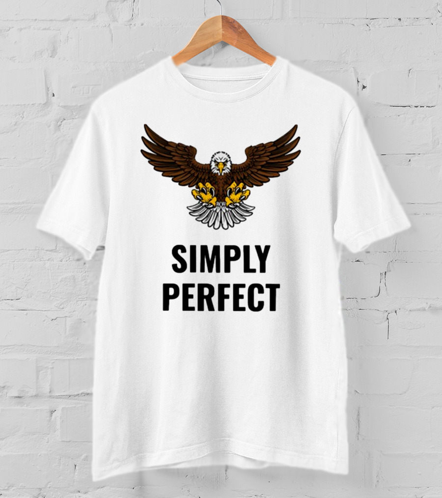 Simply Perfect Eagle Wings Above T-Shirt