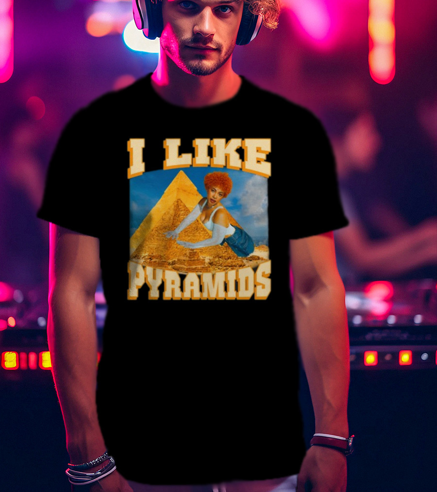 Ice Spice I Like Pyramids 90s Style Cleopatra Nostalgia T-Shirt