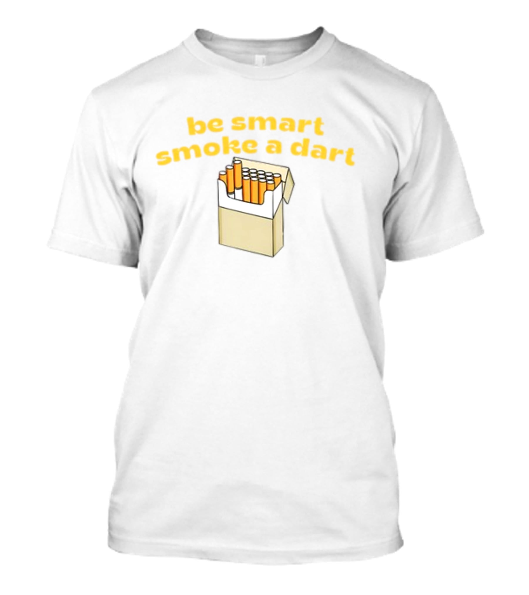 Be Smart Smoke A Dart Cigarette Pack T-Shirt