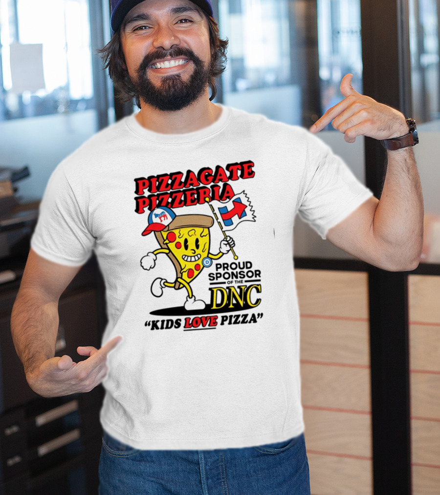 Pizzagate Pizzeria Proud Sponsor Of The DNC Kids Love Pizza T-Shirt