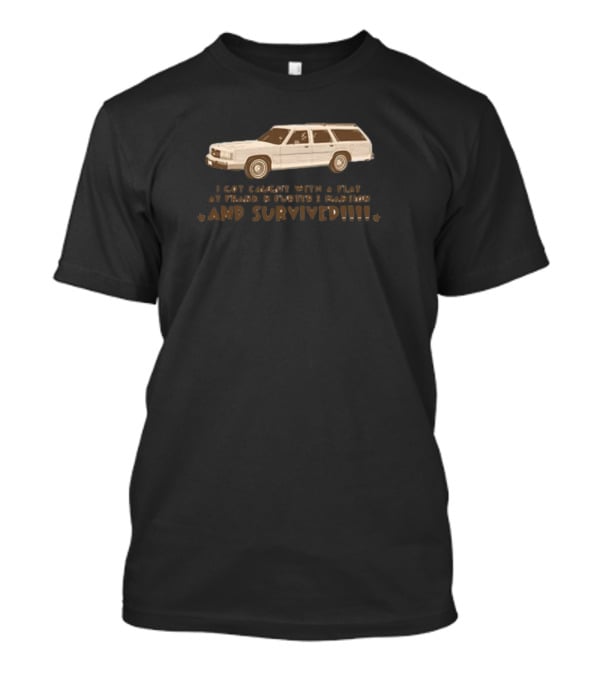 Oatmilklady I Got Caught With A Flat And Survived At Frank N Furter's Mansion T-Shirt