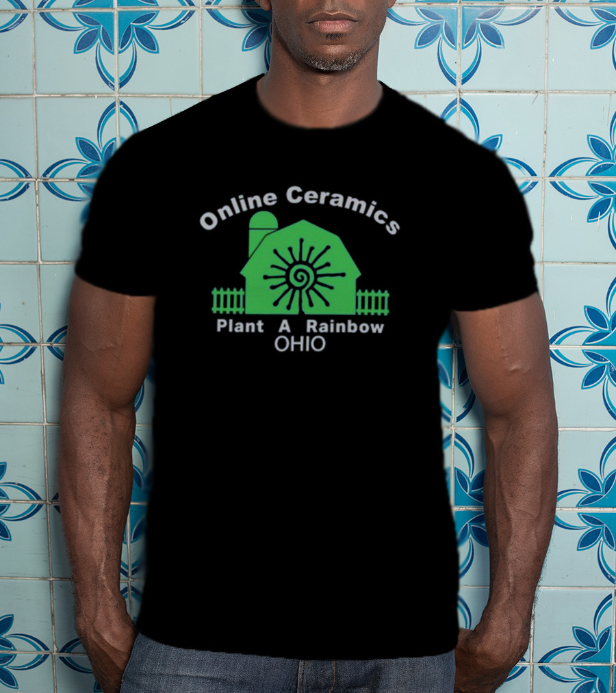 Online Ceramics Plant A Rainbow Ohio T-Shirt
