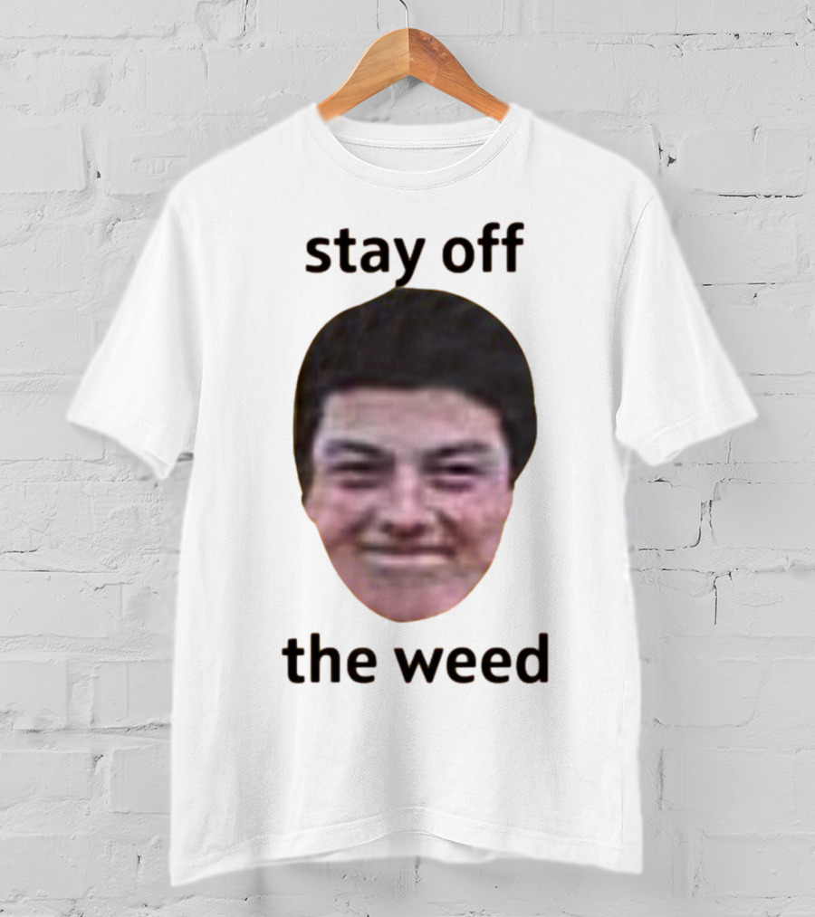 Stay Off The Weed Viktor Hovland Face T-Shirt
