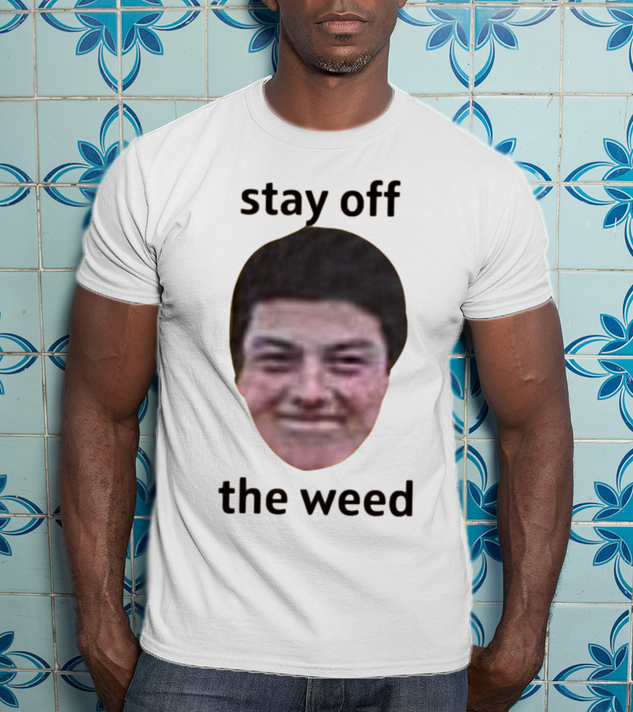 Stay Off The Weed Viktor Hovland Face T-Shirt