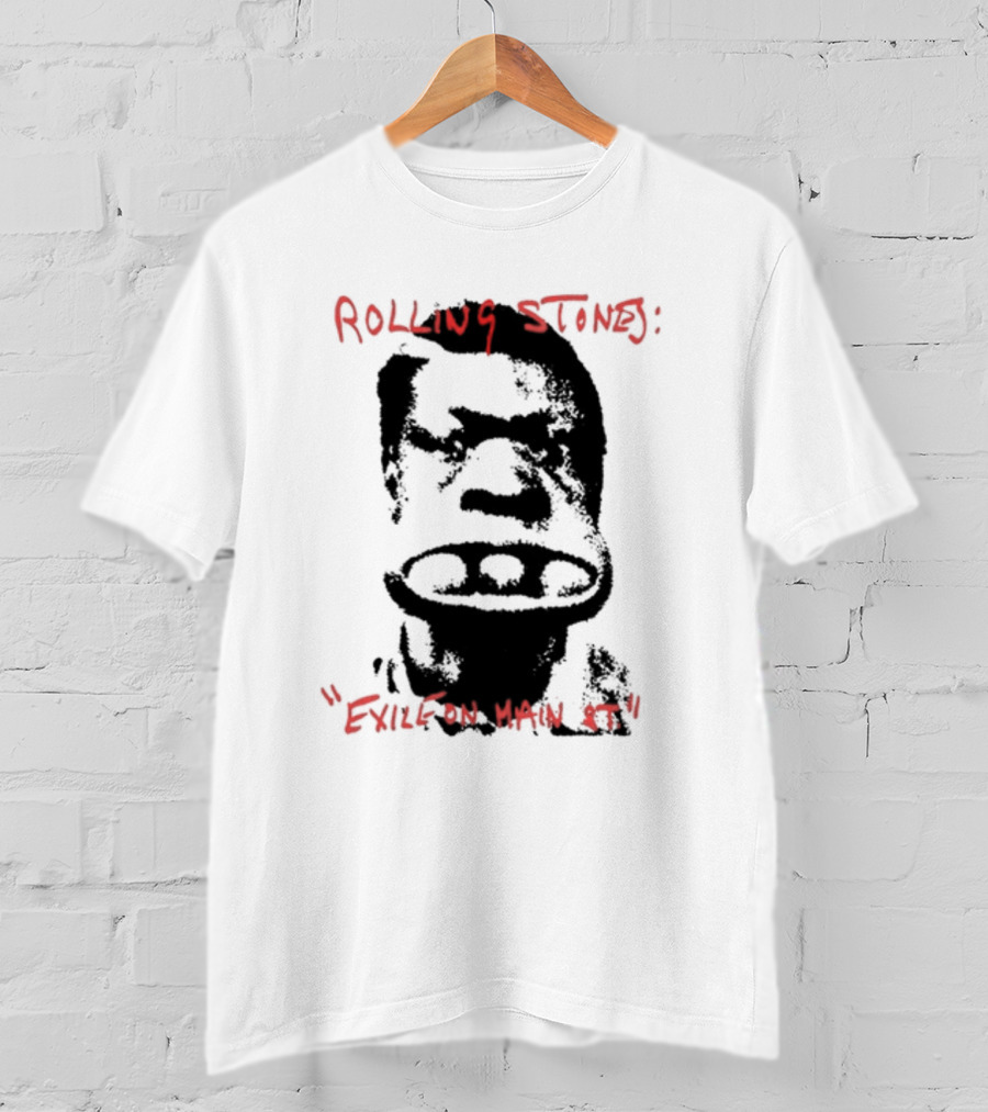 Rolling Stones Exile On Main St Sketch Face T-Shirt