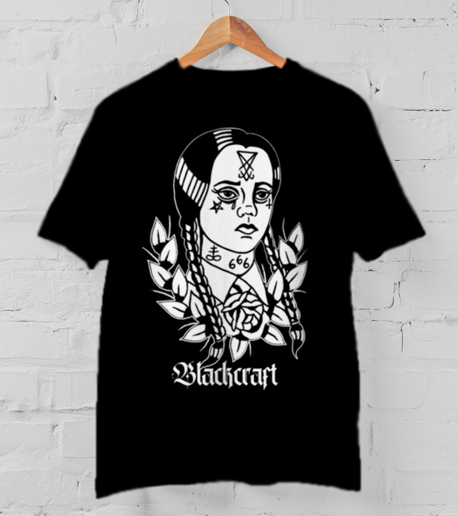 Blackcraft 666 Occult Wednesday Addams T-Shirt