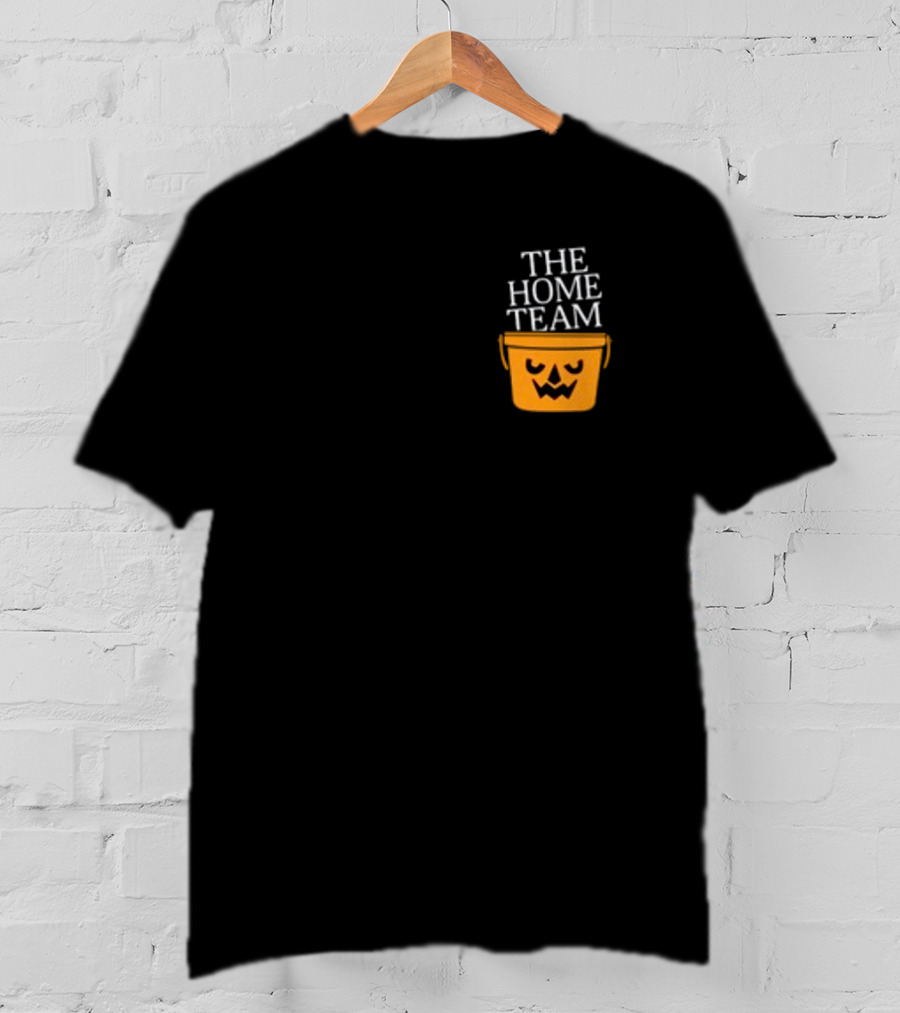The Home Team Halloween Trick Or Treat Pumpkin Bucket T-Shirt