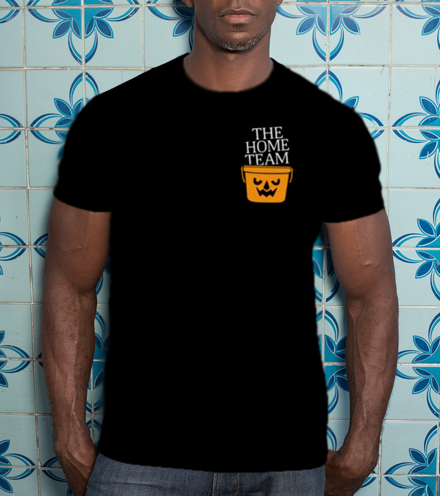 The Home Team Halloween Trick Or Treat Pumpkin Bucket T-Shirt