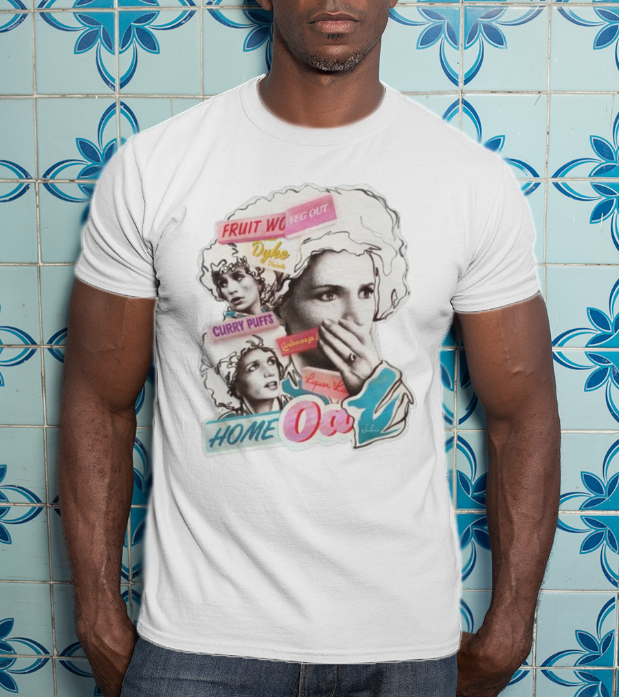 Homeoa Nordacious Fruit Wo Veg Out Dyke Curry Puffs Cubanoas Liquor Land T-Shirt