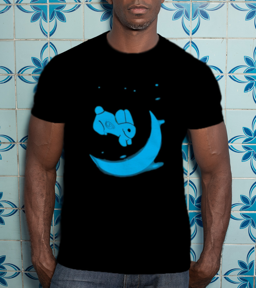Rawpaw Jade Rabbit Moon Journey By Reghan Clark T-Shirt