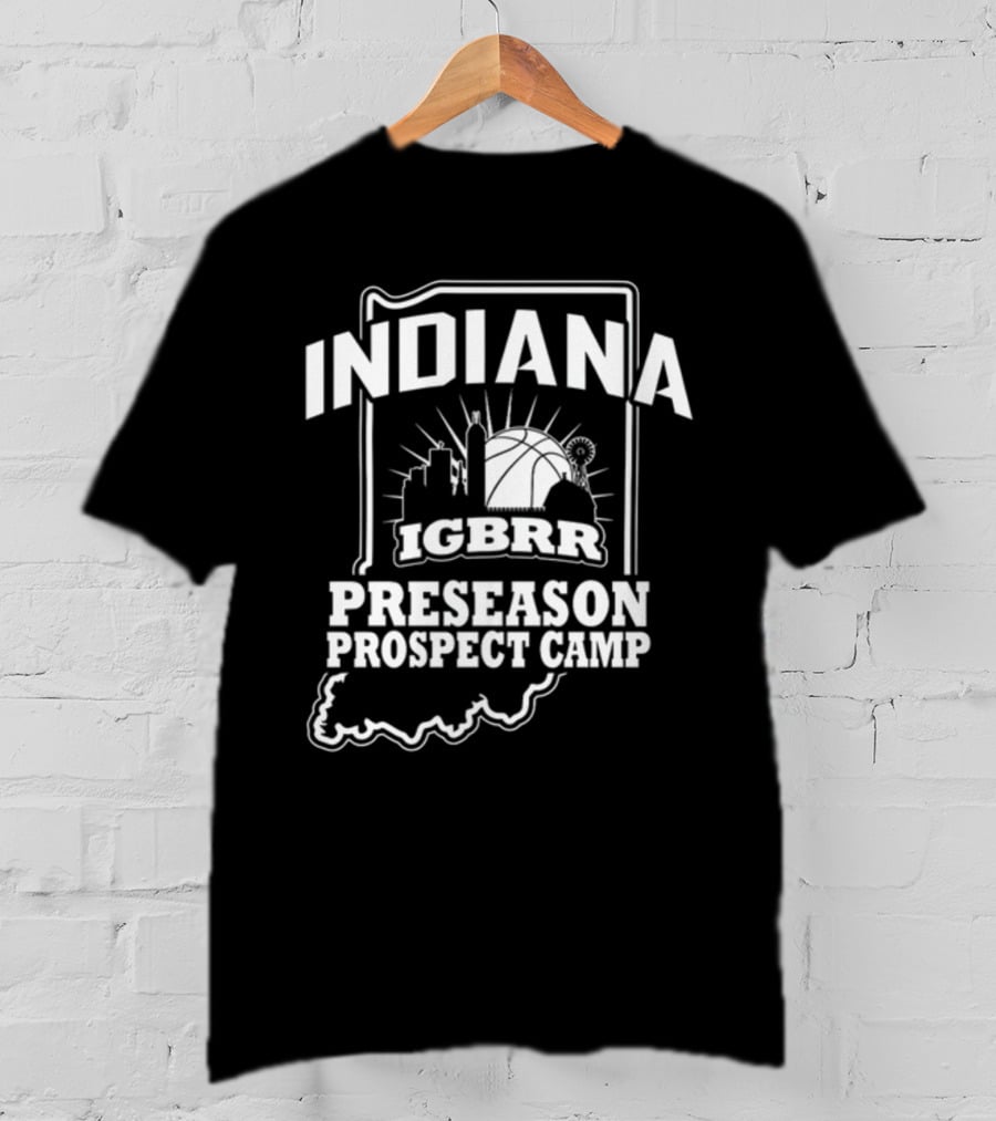 Indiana IGBRR Basketball Preseason Prospect Camp Skyline T-Shirt