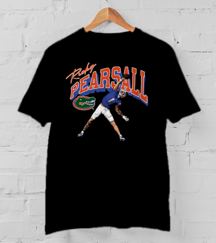 Ricky Pearsall Florida Gators Football Catch Caricature T-Shirt