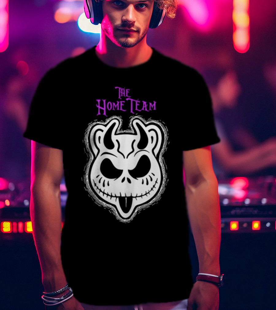 The Home Team Jack Mask Devil Face T-Shirt