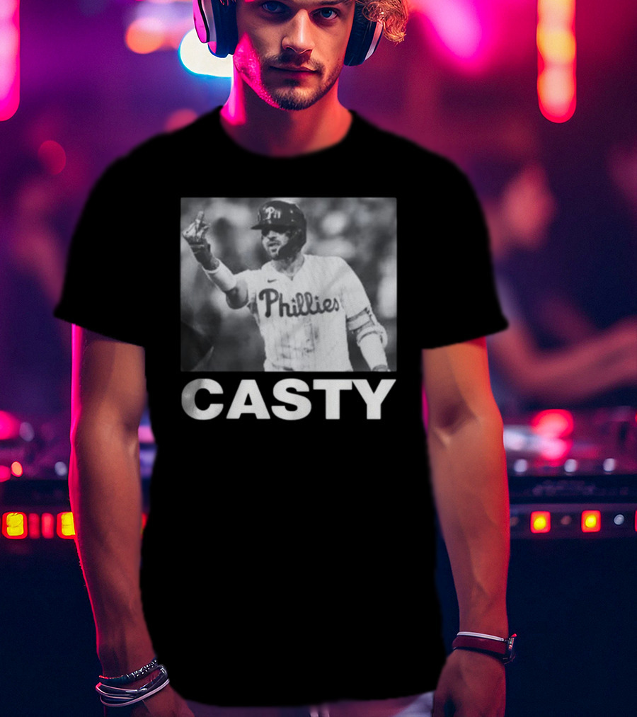 Casty Phillies Baseball Player Phillies T-Shirt