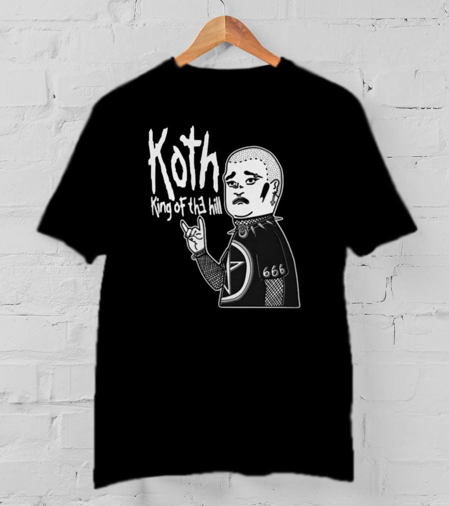 Koth King Of The Hill Punk Character 666 Devil Horns T-Shirt