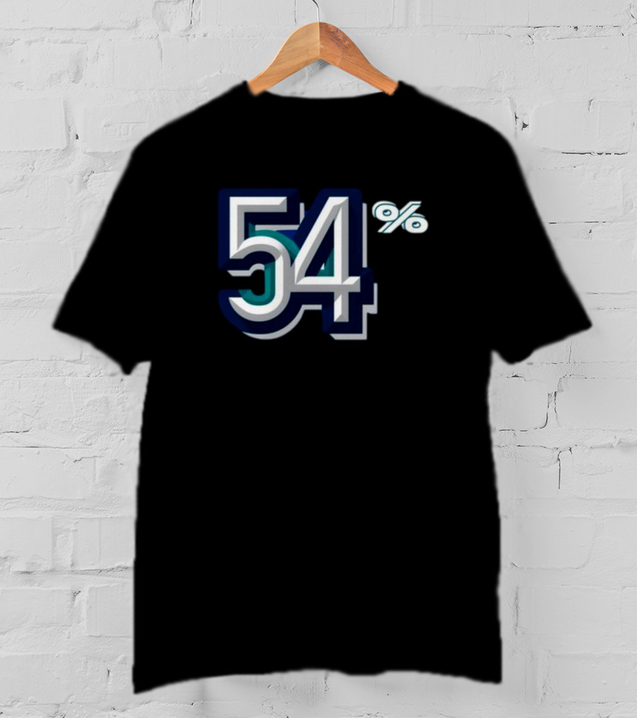 The Sports On Tap Seattle Baseball 54% Retro T-Shirt