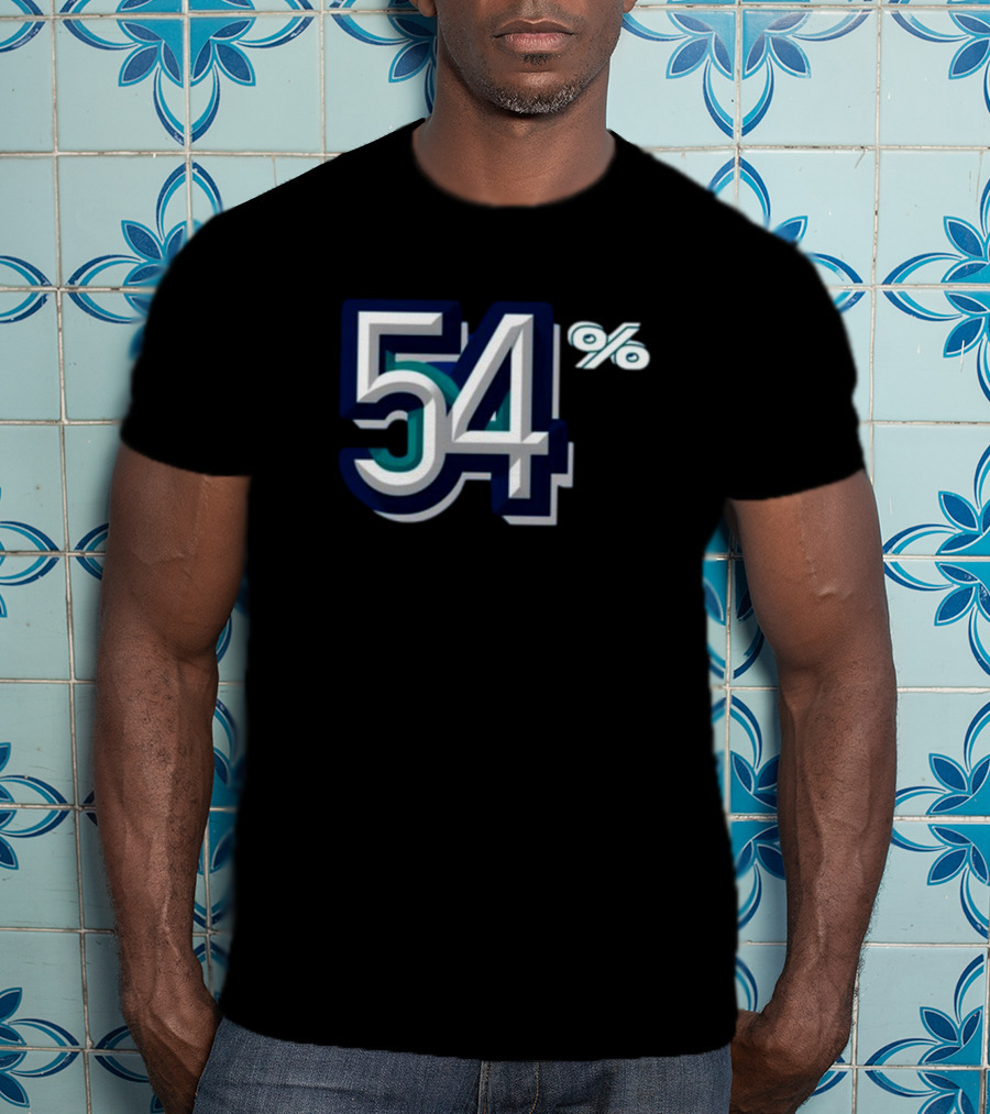 The Sports On Tap Seattle Baseball 54% Retro T-Shirt