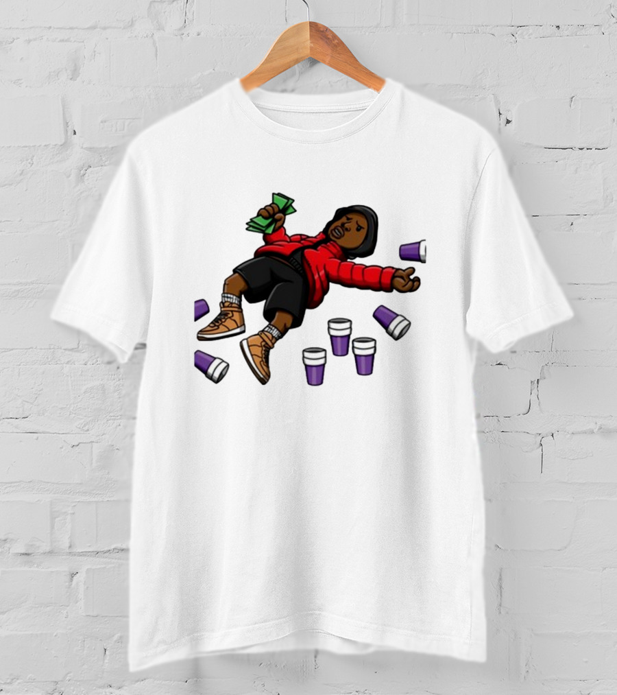 Brudderman Ayoolii Ayoolii Throwed Purple Cups And Cash Vibes T-Shirt