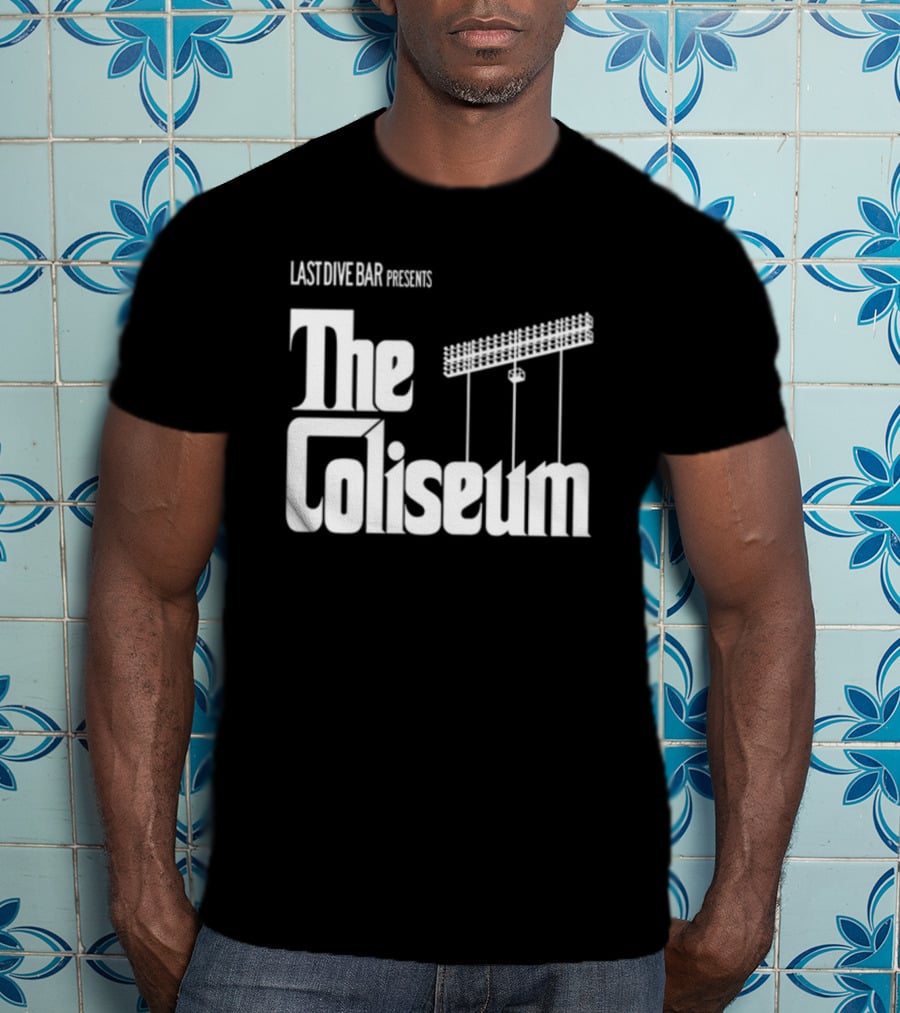 Last Dive Bar Presents The Coliseum Stadium Lights T-Shirt