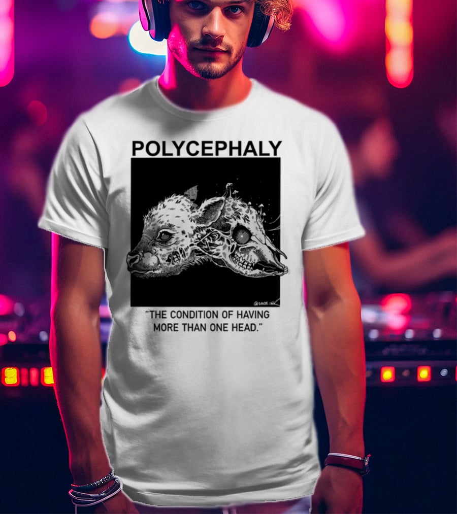 Polycephaly The Condition Of Having More Than One Head T-Shirt