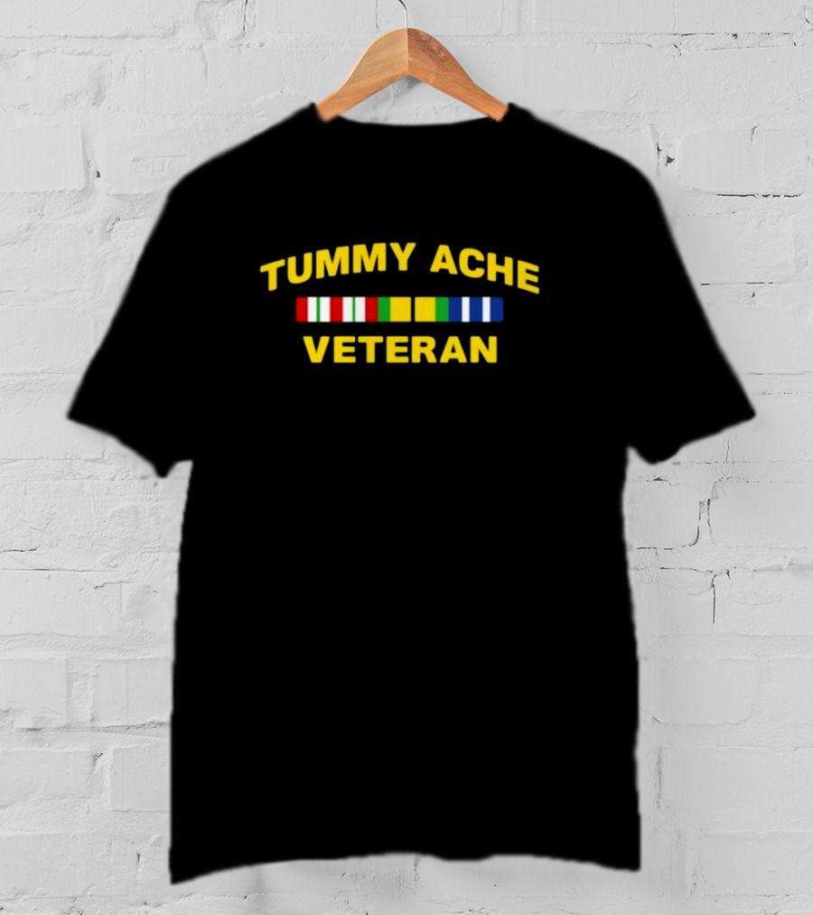 Tummy Ache Veteran Service Ribbons T-Shirt