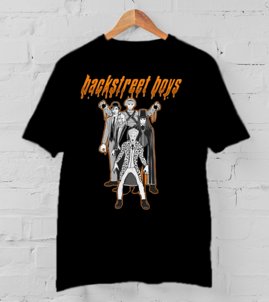 Backstreet Boys Halloween Horror Costume Characters T-Shirt