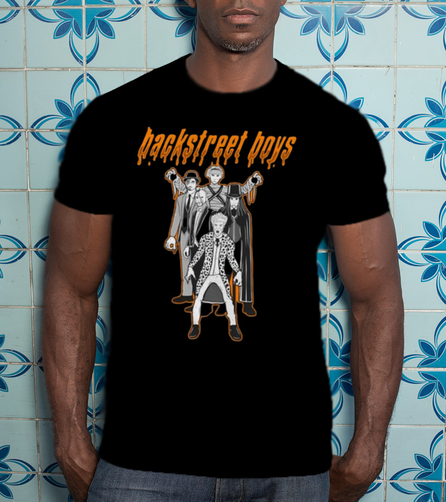 Backstreet Boys Halloween Horror Costume Characters T-Shirt