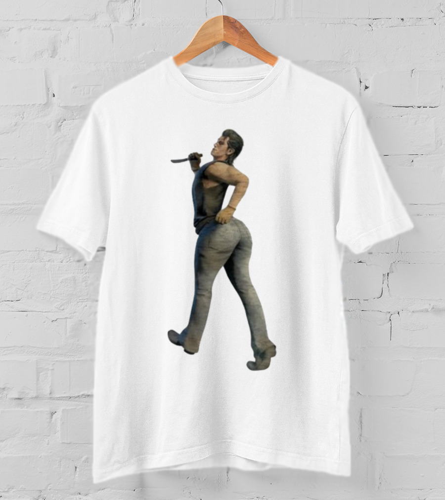 Johnny Texaschainsawgame Iconic Character Pose In Family Setting T-Shirt