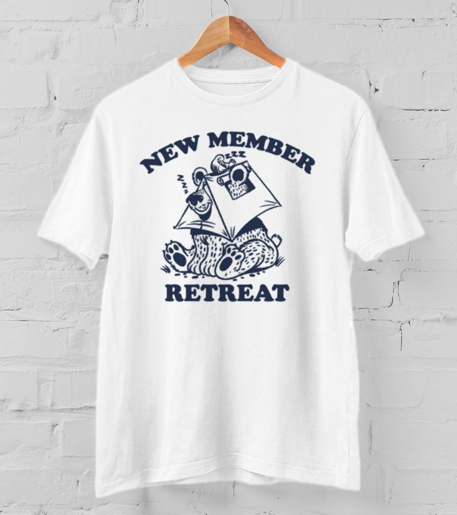 Deltagamma New Member Retreat Sleeping Bear Tent T-Shirt