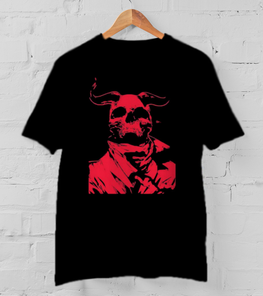 Massivefaceart Not Great Skull Demon Red T-Shirt