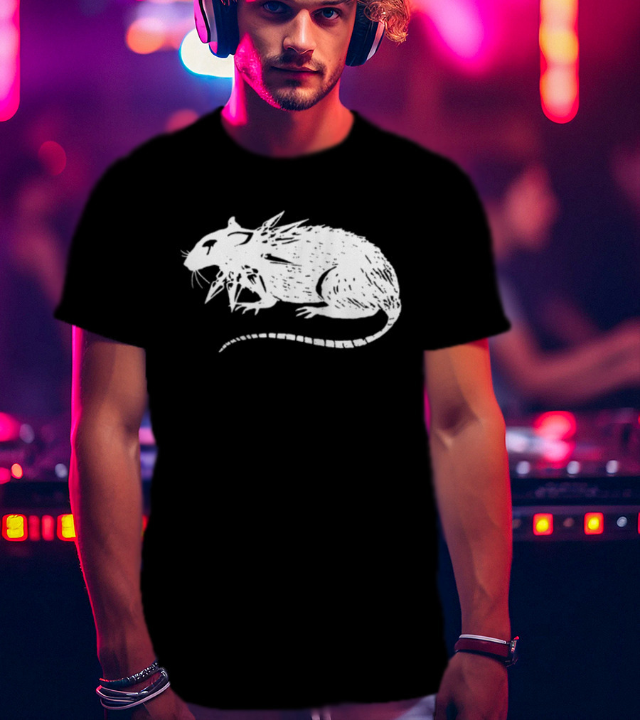 Metroalternative Punk Rat Spiked Mohawk T-Shirt
