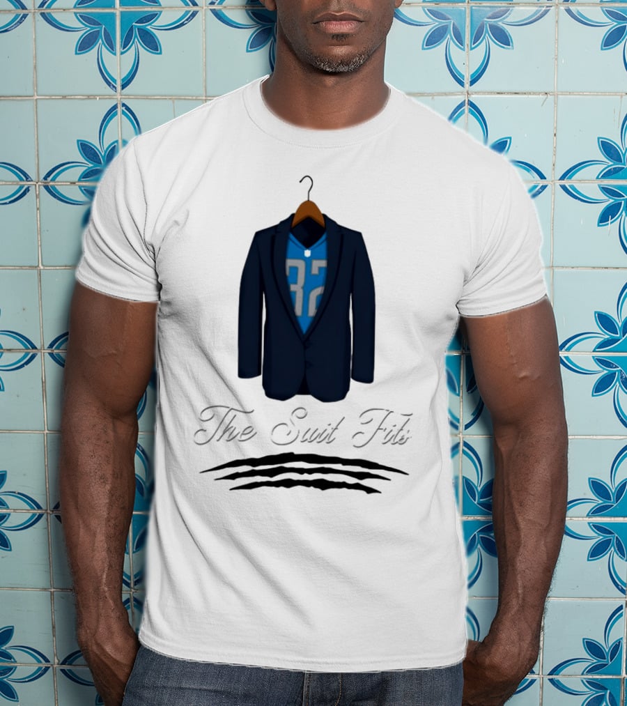 Tom Grossi 32 The Suit Fits Jersey And Blazer T-Shirt