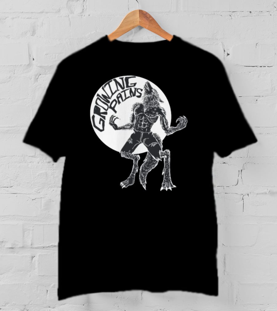 Oatmilklady Growing Pains Werewolf Transformation Full Moon T-Shirt