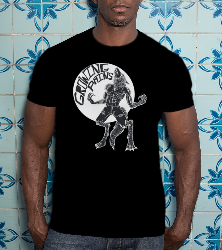 Oatmilklady Growing Pains Werewolf Transformation Full Moon T-Shirt