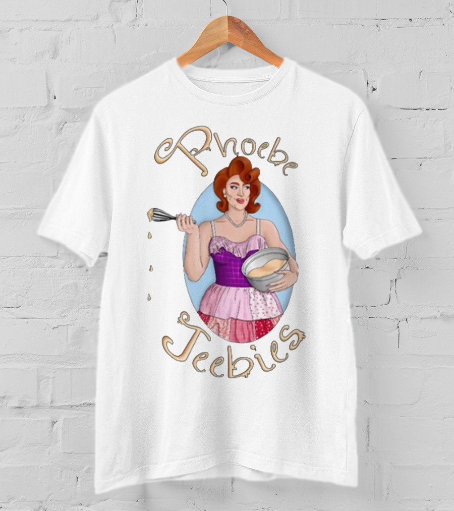 Phoebe Jeebies Baking Whisk Vintage Pin-Up T-Shirt