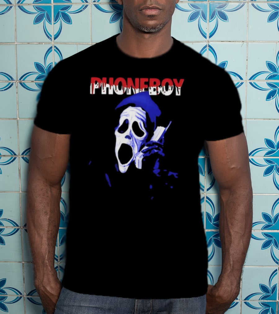 PHONEBOY Bloody Phone Call Mask T-Shirt