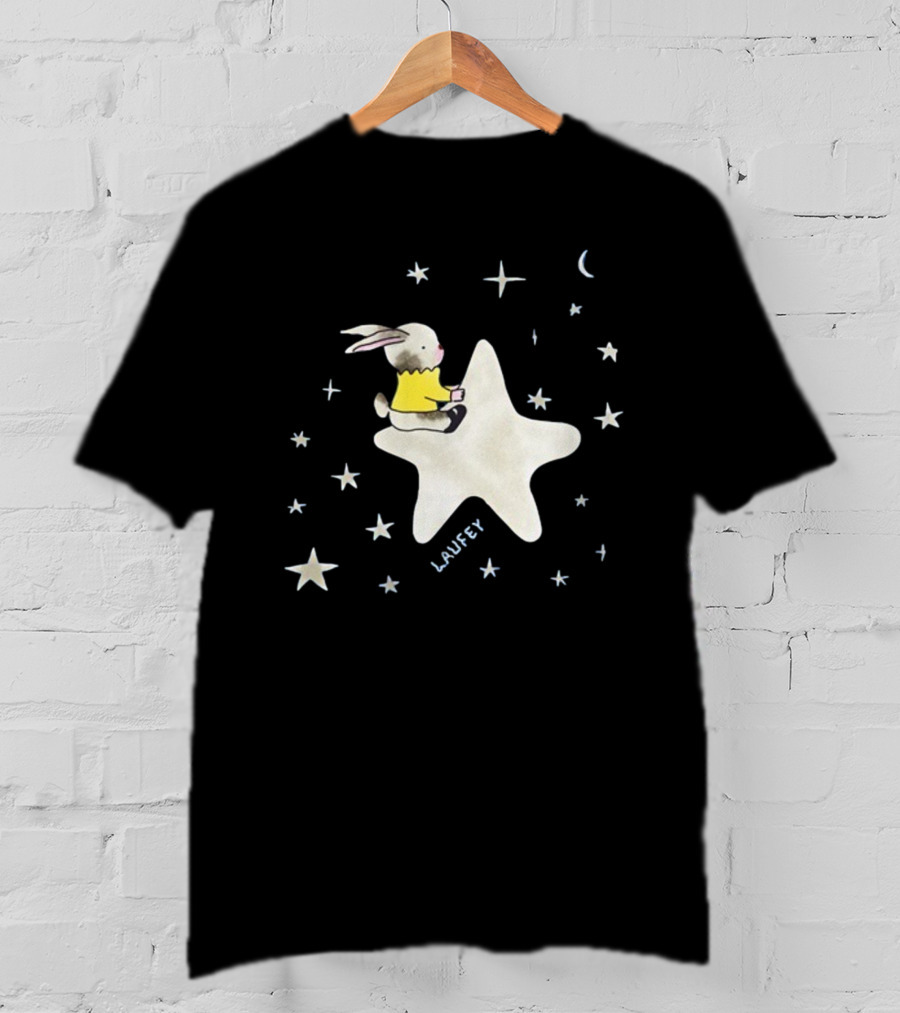 Laufey Celestial Bunny On Starry Night T-Shirt