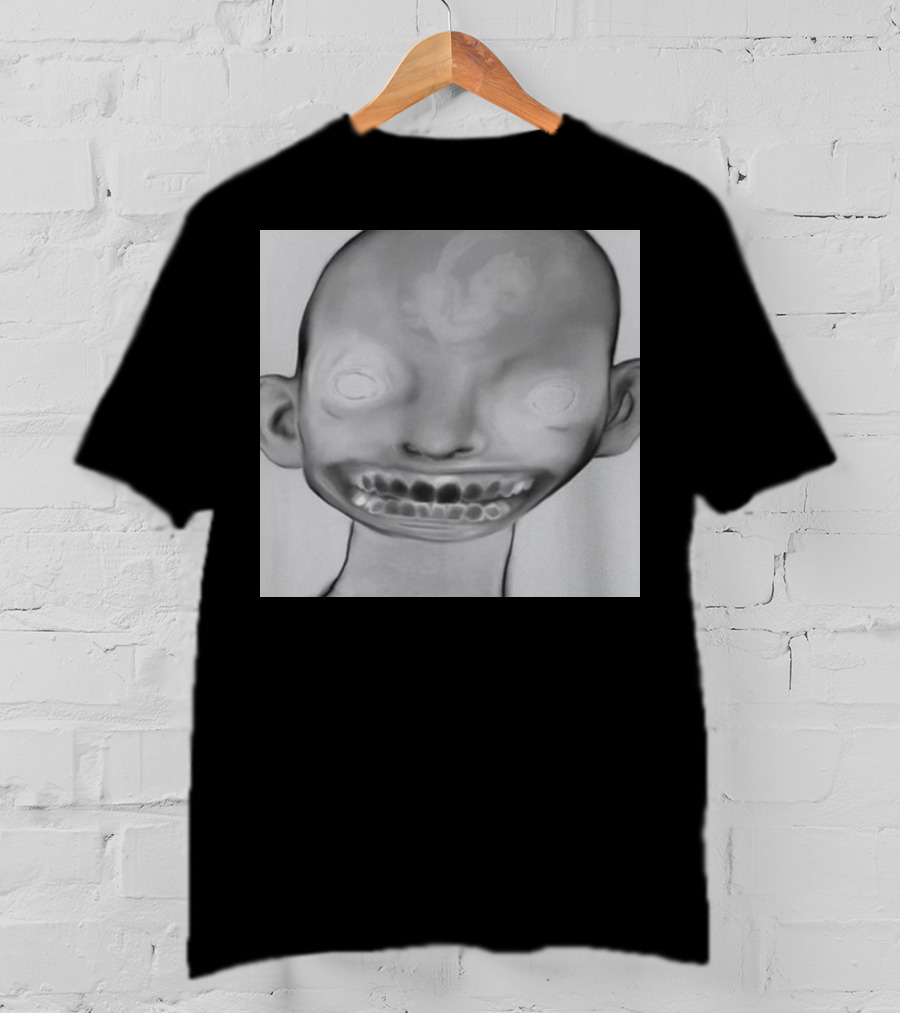 Horizonsupply Heart Stops Beating Eerie Skull Face T-Shirt
