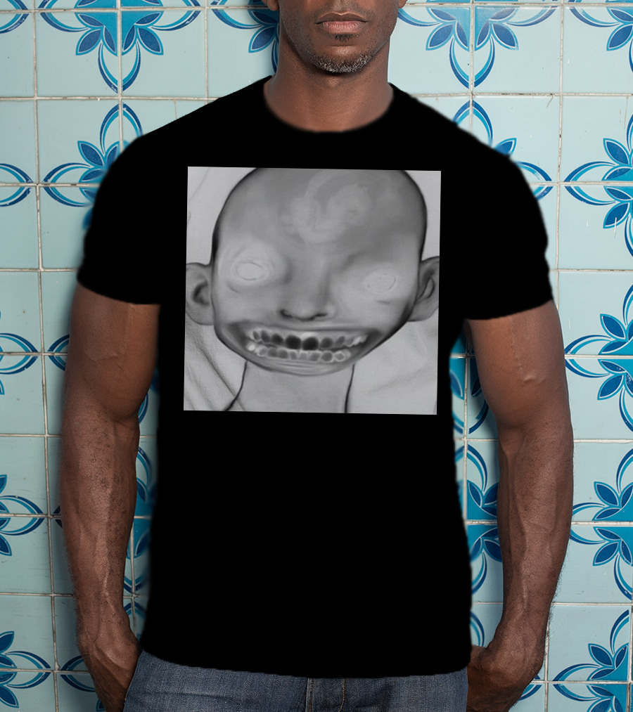 Horizonsupply Heart Stops Beating Eerie Skull Face T-Shirt