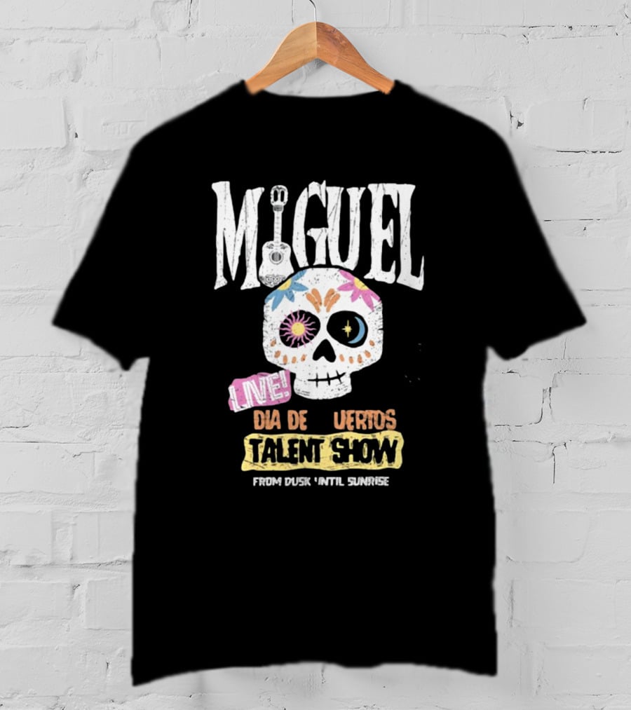 Miguel Live Dia De Muertos Talent Show From Dusk 'Til Sunrise T-Shirt