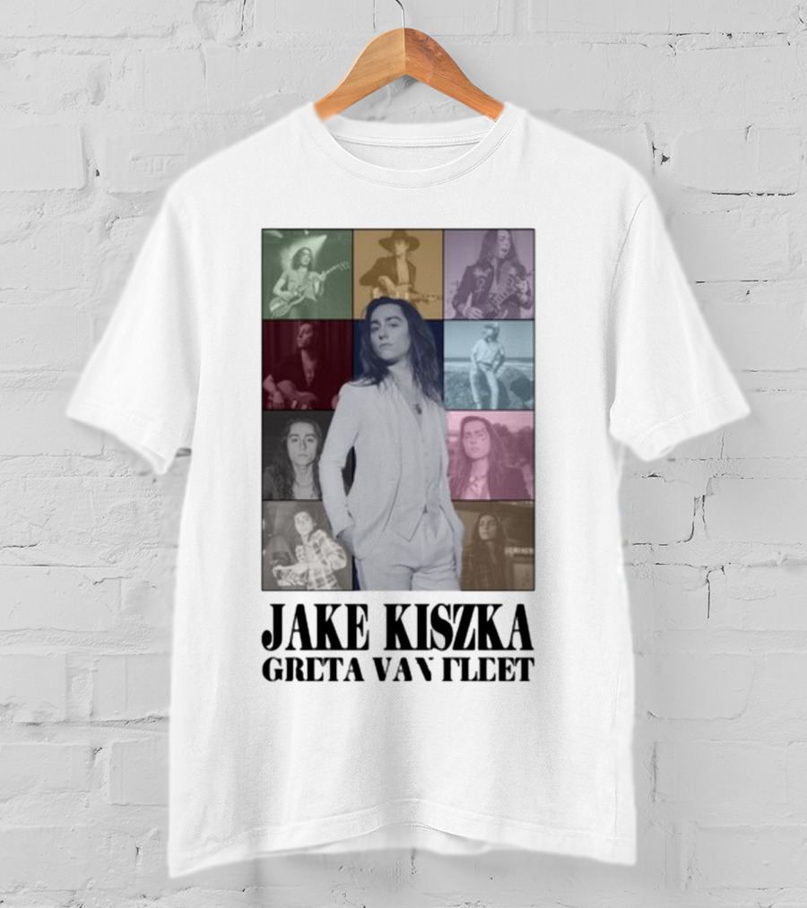 Jake Kiszka Greta Van Fleet The Eras Iconic Montage Styles And Poses T-Shirt