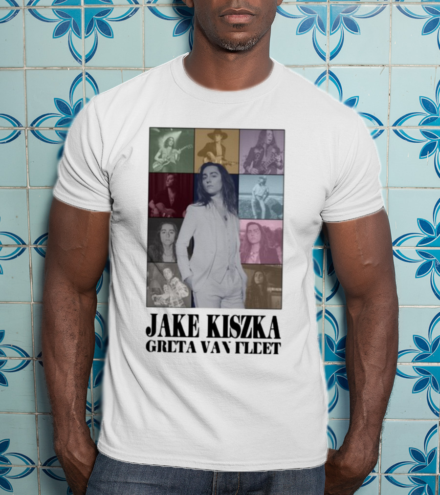 Jake Kiszka Greta Van Fleet The Eras Iconic Montage Styles And Poses T-Shirt