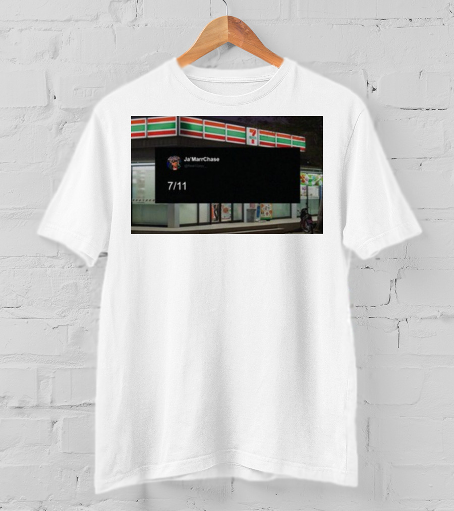 Ja'Marr Chase 7/11 Partnership Announcement T-Shirt