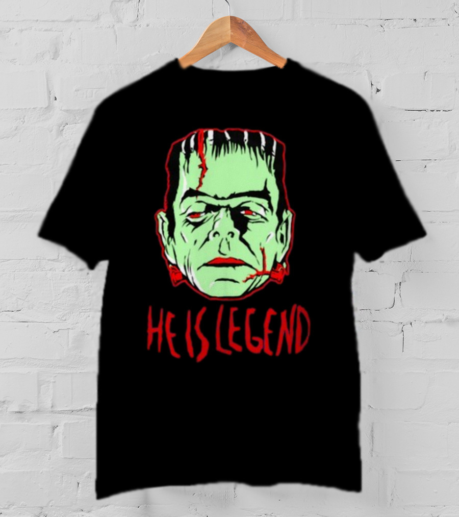 He Is Legend Frankenstein's Monster Face T-Shirt