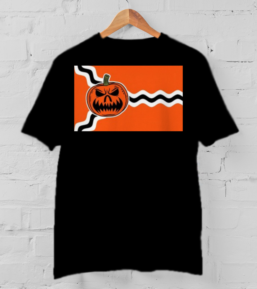 St. Louis Flag Inspired Pumpkin Halloween T-Shirt